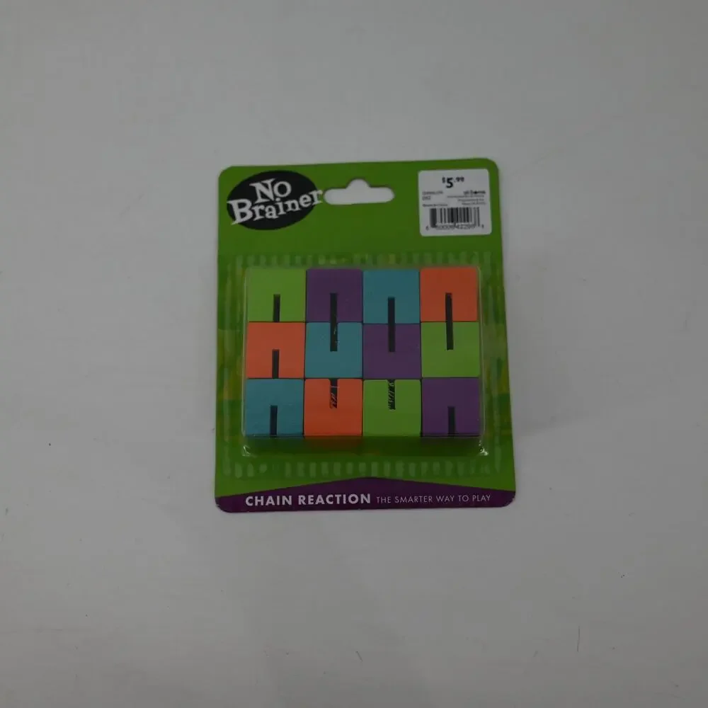 No Brainer Half Full Chain Reaction Puzzle Toy Brain Teaser